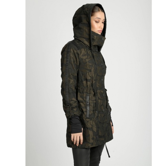 Blanc Noir Dark Camouflage Anorak outdoors Utility Jacket - Picture 10 of 14